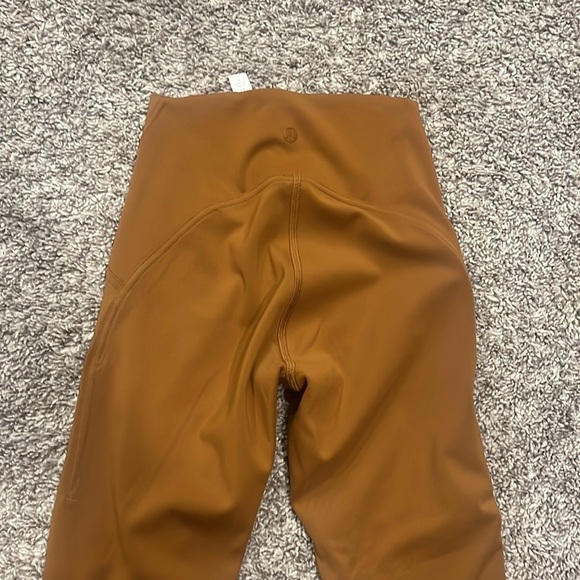 Lululemon Women's InStill High-Rise Tight 24” Butternut Brown  Size 0 Fall - Picture 8 of 9